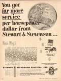 stewart stevenson services inc 1954 more horsepower dollar vintage ad