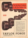 Taylor Forge Pipe Works 1954 Vintage Ad Oil Field First Line Reducer