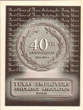 texas employers insurance association 1954 40th anniversary vintage ad texas employers insurance association 1954 40th anniversary vintage ad
