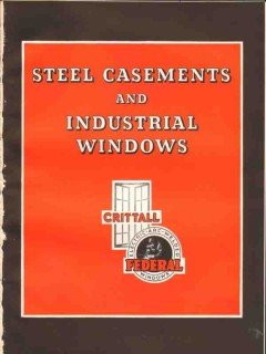 Crittall-Federal Inc 1940 Vintage Catalog Windows Steel Casements Crittall-Federal Inc 1940 Vintage Catalog Windows Steel Casements
