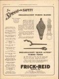 Frick-Reid Supply Company 1928 Vintage Ad Dreadnaught Tubing Blocks Frick-Reid Supply Company 1928 Vintage Ad Dreadnaught Tubing Blocks
