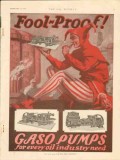 Gaso Pump Burner Mfg Company 1928 Vintage Ad Oil Industry Fool-Proof Gaso Pump Burner Mfg Company 1928 Vintage Ad Oil Industry Fool-Proof