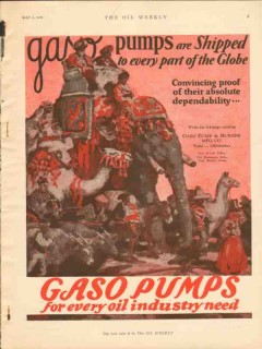 Gaso Pump Burner Mfg Company 1928 Vintage Ad Oil Industry Shipped