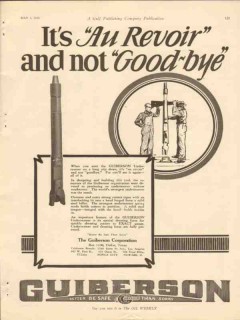 Guiberson Corp 1928 Vintage Ad Oil Field Underreamer Good-Bye Guiberson Corp 1928 Vintage Ad Oil Field Underreamer Good-Bye