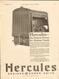 Hercules Motors Corp 1928 Vintage Ad Oil Gas Modern Power Engine Needs