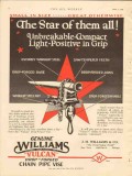 j h williams company 1928 star vulcan chain pipe vise vintage ad j h williams company 1928 star vulcan chain pipe vise vintage ad