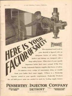 penberthy injector company 1928 here is factor of safety vintage ad