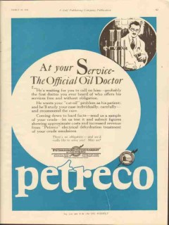 Petroleum Rectifying Company 1928 Vintage Ad Oil Doctor Official Petroleum Rectifying Company 1928 Vintage Ad Oil Doctor Official