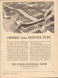 chase national bank 1943 hidden from hostile eyes ww2 vintage ad chase national bank 1943 hidden from hostile eyes ww2 vintage ad