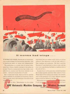 cone automatic machine company 1943 if worms had wings vintage ad cone automatic machine company 1943 if worms had wings vintage ad