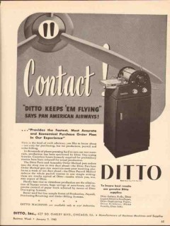 ditto inc 1943 contact keeps flying purchase order plan ww2 vintage ad ditto inc 1943 contact keeps flying purchase order plan ww2 vintage ad