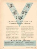 Dresser Industries 1943 Vintage Ad Oil Pattern Modern Enterprise WW2 Dresser Industries 1943 Vintage Ad Oil Pattern Modern Enterprise WW2