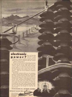 eitel-mccullough inc 1943 electronic power vacuum tubes vintage ad eitel-mccullough inc 1943 electronic power vacuum tubes vintage ad