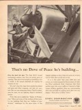 ethyl corporation 1943 no dove of peace hes building ww2 vintage ad ethyl corporation 1943 no dove of peace hes building ww2 vintage ad