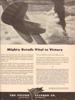 fulton sylphon company 1943 mighty details vital to victory vintage ad