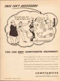 felt and tarrant mfg company 1943 a bit noisy comptometer vintage ad