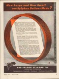 fulton sylphon company 1943 how large small bellows made vintage ad