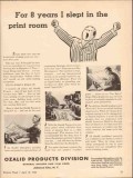 general aniline film company 1943 slept print room ozalid vintage ad