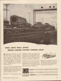 general motors 1943 war jobs done lower future power cost vintage ad