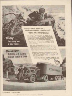 international nickel company 1943 today army has new voice vintage ad international nickel company 1943 today army has new voice vintage ad