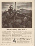 jenkins brothers 1943 where will help come from ww2 valve vintage ad