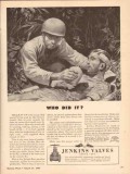 jenkins brothers 1943 who did it supply enough on time ww2 vintage ad