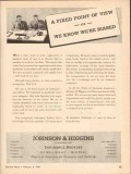 johnson and higgins 1943 fixed point of view or were biased vintage ad johnson and higgins 1943 fixed point of view or were biased vintage ad