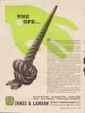 jones lamson machine company 1943 the rope assembly line vintage ad