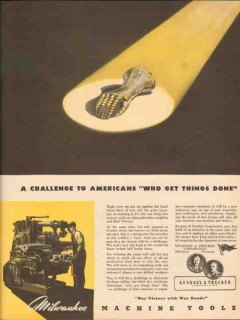 kearney trecker corp 1943 who get things done ww2 vintage ad