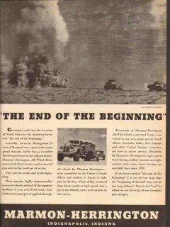 marmon-herrington 1943 end of the beginning all-wheel-drive vintage ad marmon-herrington 1943 end of the beginning all-wheel-drive vintage ad
