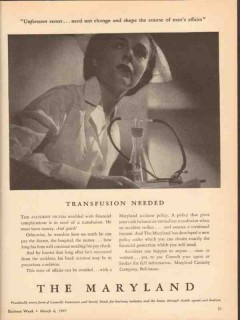 maryland casualty company 1943 transfusion needed ww2 vintage ad maryland casualty company 1943 transfusion needed ww2 vintage ad