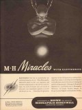 minneapolis-honeywell regulator company 1943 miracles ww2 vintage ad minneapolis-honeywell regulator company 1943 miracles ww2 vintage ad