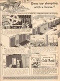 national gypsum company 1943 ever try sleeping with a horse vintage ad