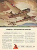 northrop aircraft inc 1943 norways unconquerable warbirds vintage ad