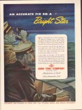 ohio tool company 1943 accurate fix sight bright star ww2 vintage ad