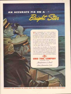ohio tool company 1943 accurate fix sight bright star ww2 vintage ad