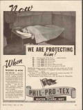 philadelphia textile finishers 1943 we are protecting him vintage ad