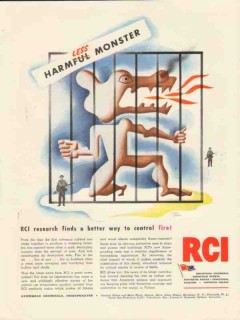reichhhold chemicals inc 1943 harmless monster control fire vintage ad reichhhold chemicals inc 1943 harmless monster control fire vintage ad
