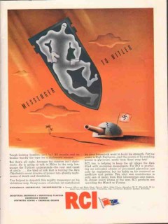 reichhhold chemicals inc 1943 messenger to hitler ww2 vintage ad reichhhold chemicals inc 1943 messenger to hitler ww2 vintage ad