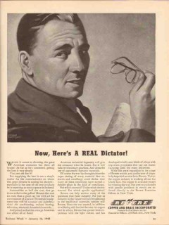 revere copper brass inc 1943 now heres a real dictator ww2 vintage ad