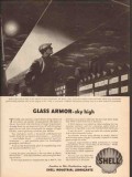 shell industrial lubricants 1943 glass armor sky high ww2 vintage ad