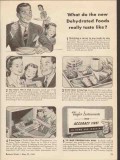 taylor instrument co 1943 what dehydrated foods taste like vintage ad