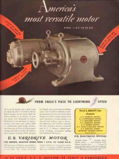 u s electrical motors inc 1943 americas most versatile vintage ad