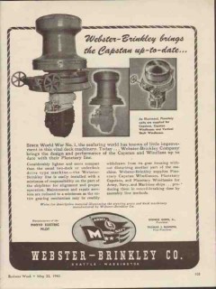 webster-brinkley company 1943 capstan up to date ww2 vintage ad