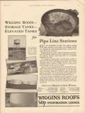 Chicago Bridge Iron Works 1930 Vintage Ad Wiggins Roofs Storage Tanks