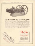 Franklin Valveless Engine Company 1930 Vintage Ad Oil Pumping Strength