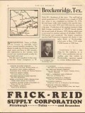 Frick-Reid Supply Company 1930 Vintage Ad E G Purman Breckenridge TX Frick-Reid Supply Company 1930 Vintage Ad E G Purman Breckenridge TX