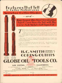 Globe Oil Tools Company 1930 Vintage Ad Features Better Performance