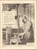 Halliburton Oil Well Cementing Company 1930 Vintage Ad Leadership Halliburton Oil Well Cementing Company 1930 Vintage Ad Leadership
