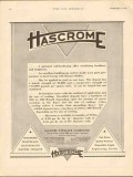 haynes stellite company 1930 hascrome self-hardening alloy vintage ad haynes stellite company 1930 hascrome self-hardening alloy vintage ad